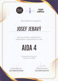 Freediving AIDA4 certificate